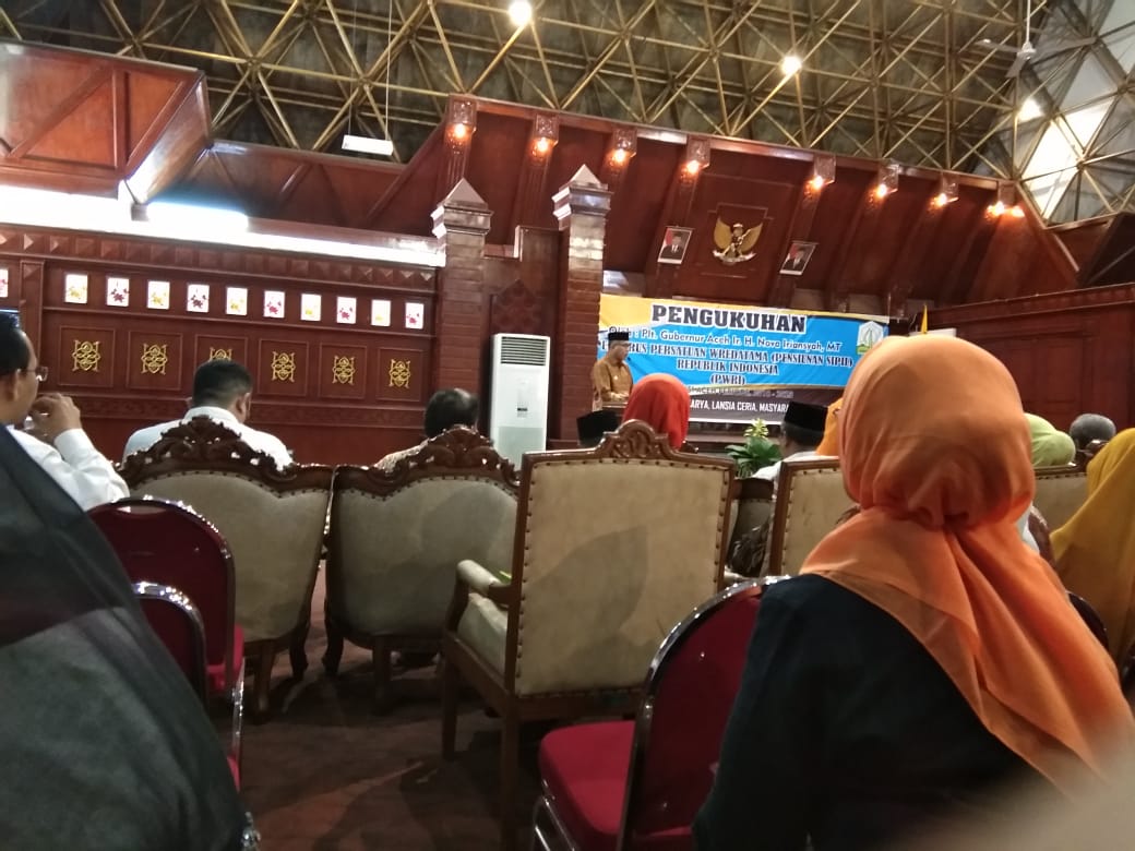 Pengukuhan Pengurus Persatuan Wredatama Aceh 2018-2023
