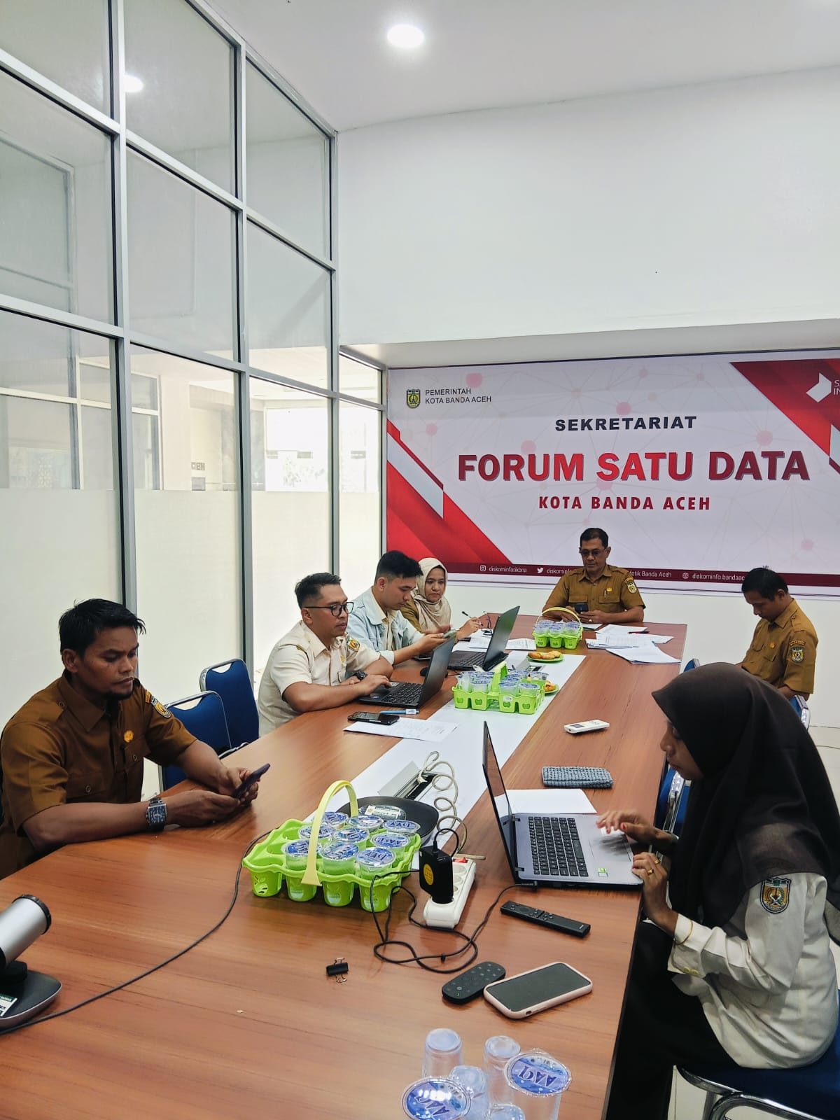 Kesbangpol Banda Aceh Ikut Asistensi Daftar Data dan Bimtek Aplikasi Open Data