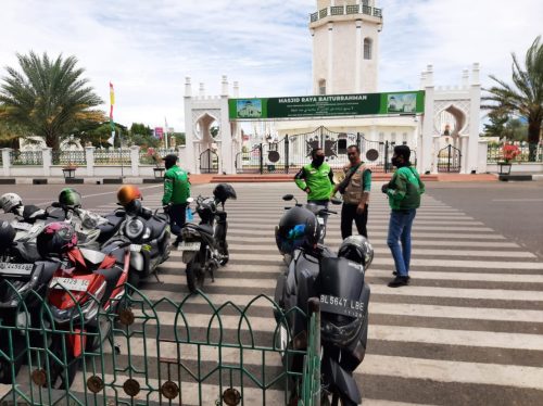 Aksi Konvoi dan Solidaritas Drive Ojol di Kota Banda Aceh