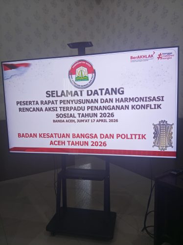 Undangan Rapat Penyusunan Rencana Aksi Terpadu Penanganan Konflik Sosial Kabupaten/Kota Tahun 2026